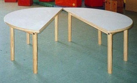 Mesa media luna - Almenara Equipamientos