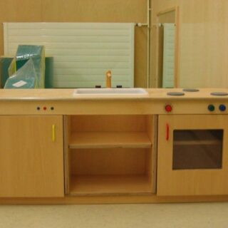 Cocinita integral, largo 120cm